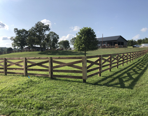 Wood Board Fencing